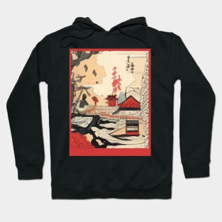 JAPANESE WOODBLOCK PRINT Hoodie